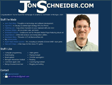 Tablet Screenshot of jonschneider.com